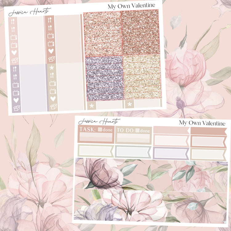 My Own Valentine Weekly Sticker Kit