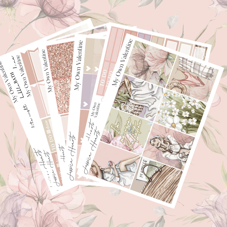 My Own Valentine Weekly Sticker Kit