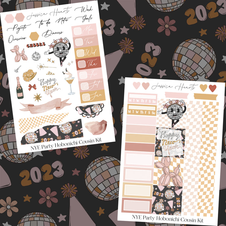 NYE Party Hobonichi Cousin Kit