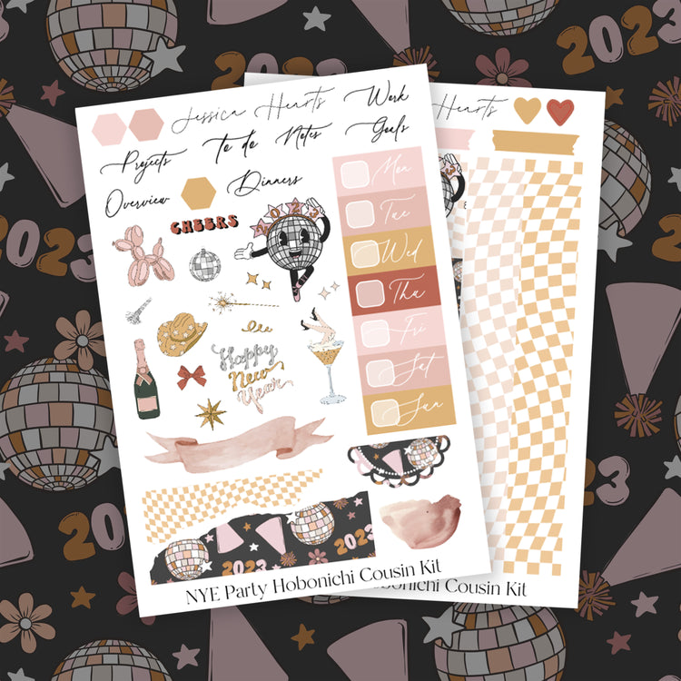 NYE Party Hobonichi Cousin Kit