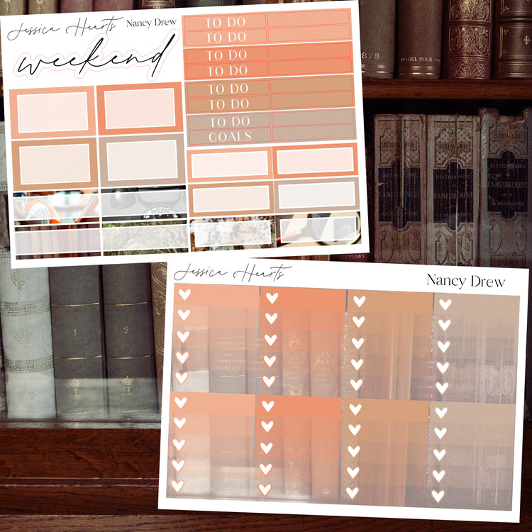 Nancy Drew 2023 Weekly Sticker Kit