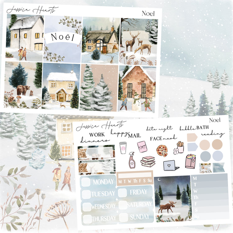 Noel Weekly Sticker Kit