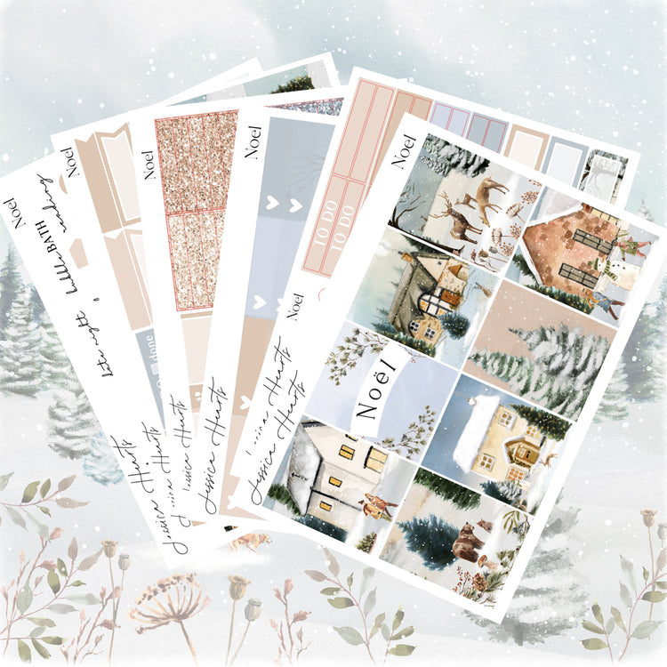 Noel Weekly Sticker Kit