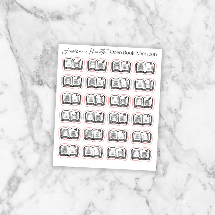 Open Book Mini Icons