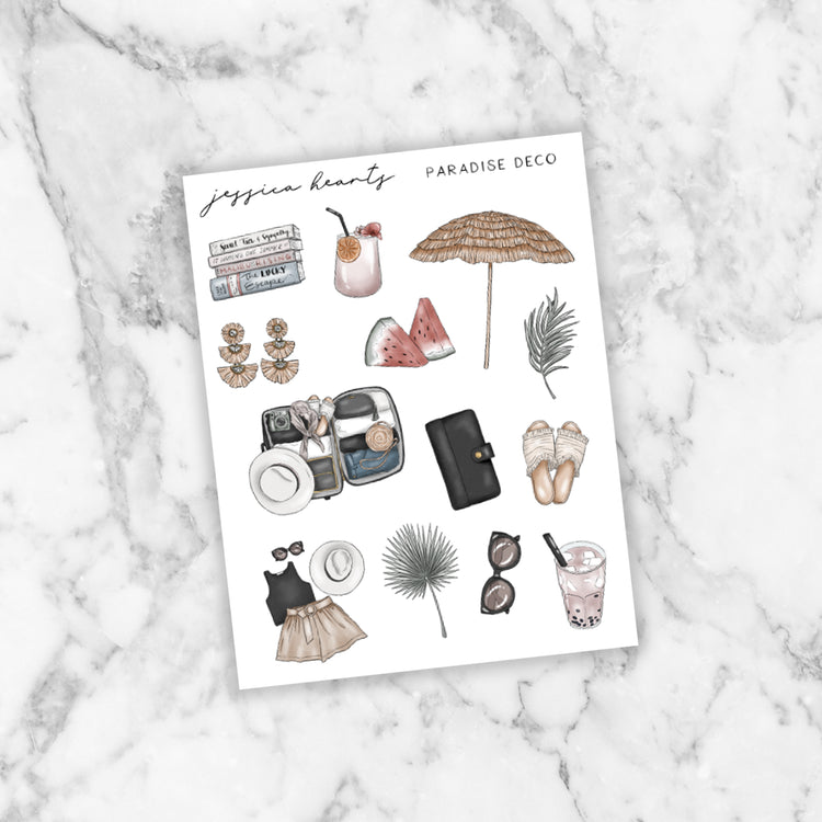 Paradise Deco Sheet