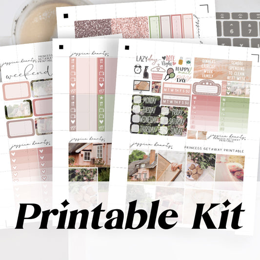 Princess Getaway Printable Sticker Kit (Download)