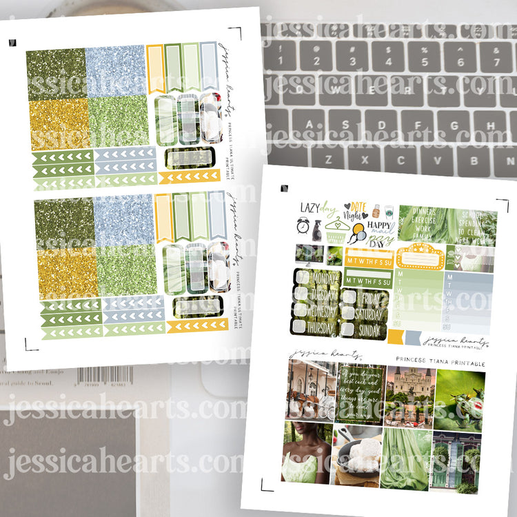 Princess Tiana Printable Sticker Kit (Download)