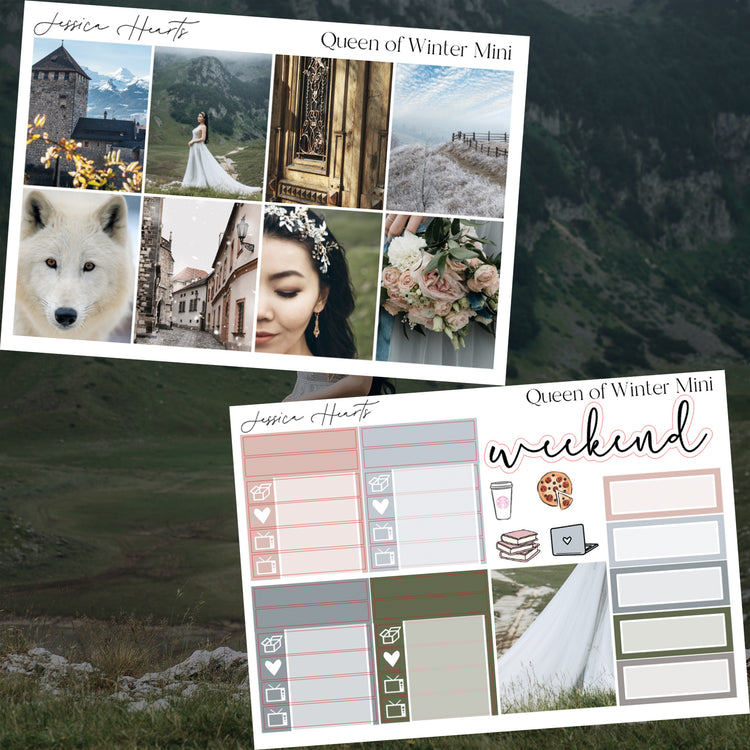 Queen of Winter MINI Sticker Kit