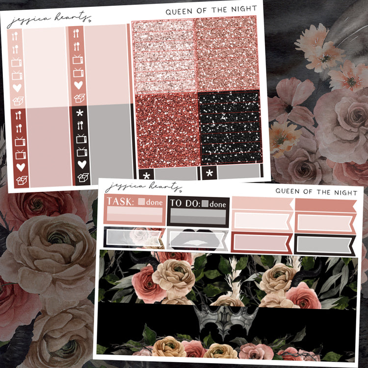 Queen of the Night Weekly Sticker Kit