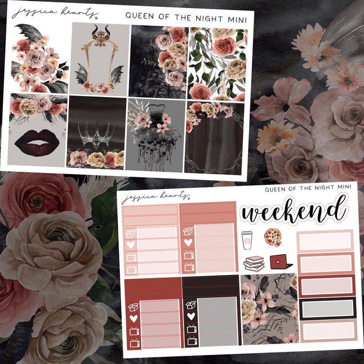 Queen of the Night MINI Sticker Kit