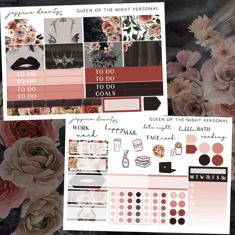 Queen of the Night Personal Sticker Kit