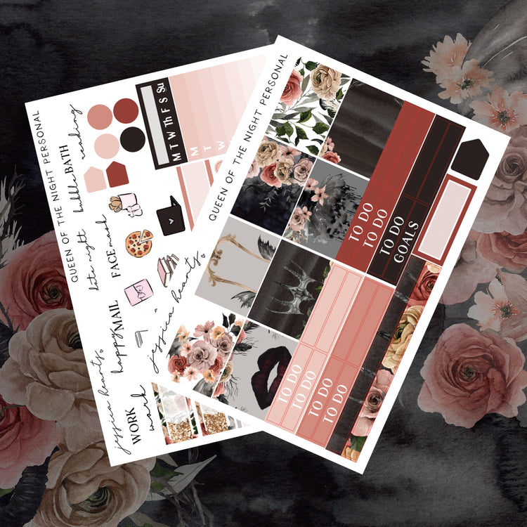 Queen of the Night Personal Sticker Kit