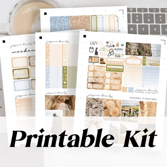 Rapunzel Printable Sticker Kit (Download)