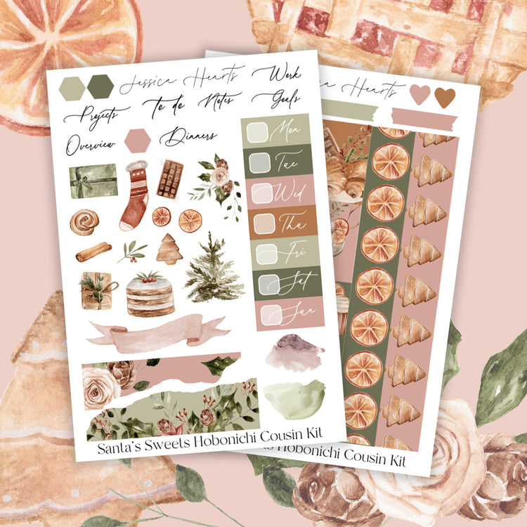 Santa's Sweets Hobonichi Cousin Kit