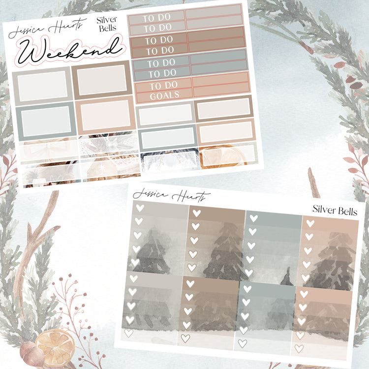 Silver Bells Weekly Sticker Kit