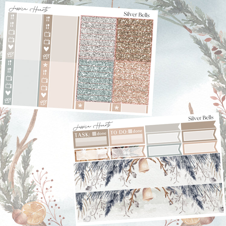 Silver Bells Weekly Sticker Kit