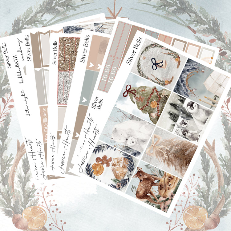 Silver Bells Weekly Sticker Kit