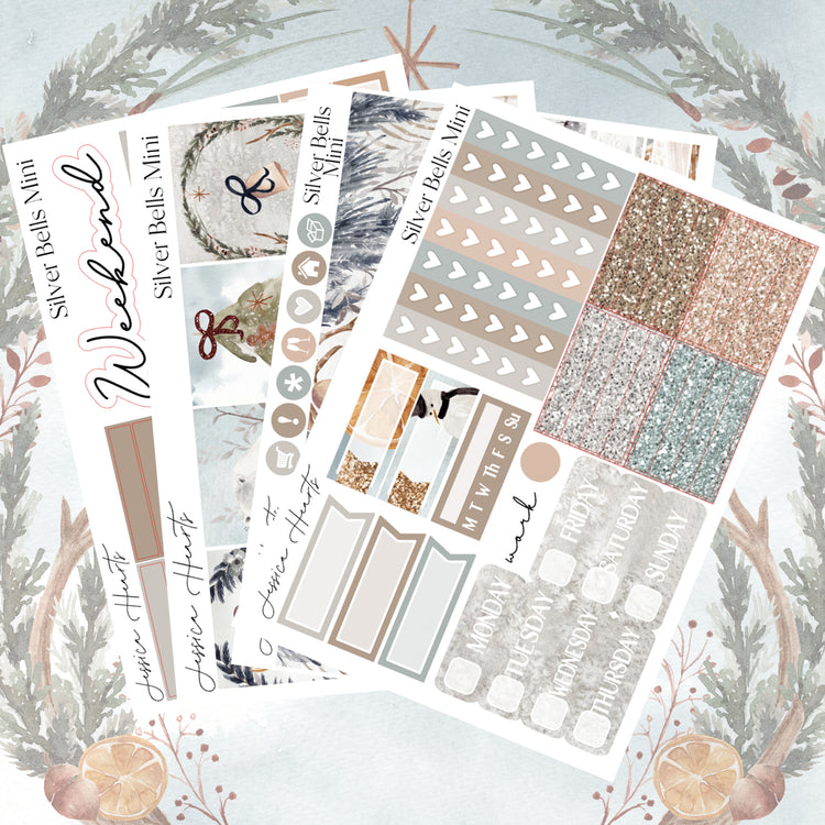 Silver Bells MINI Sticker Kit