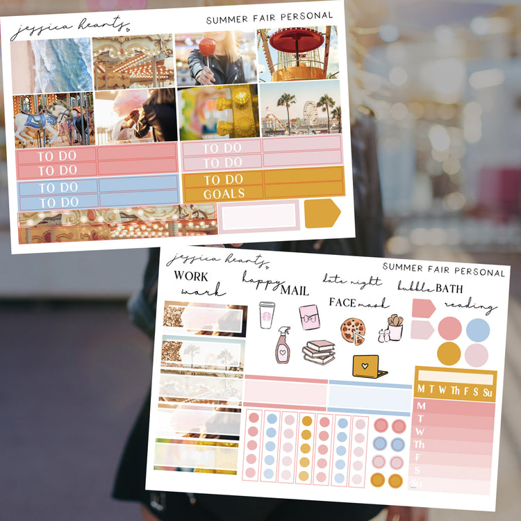 Summer Fair Personal Sticker Kit