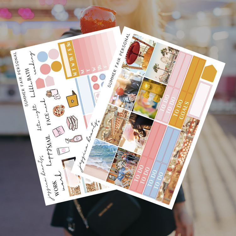 Summer Fair Personal Sticker Kit