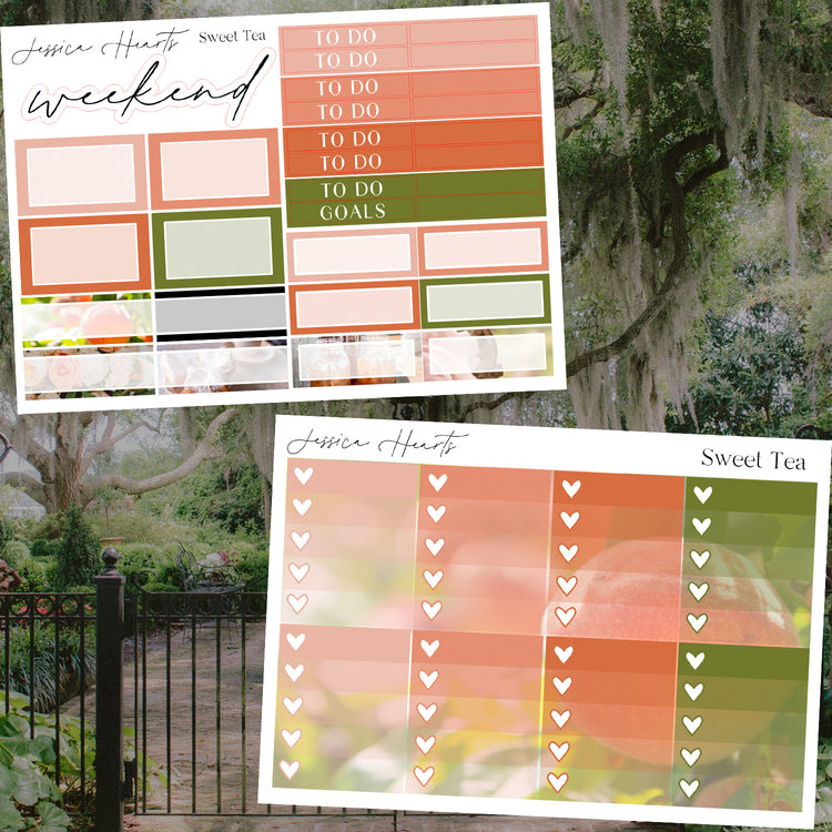 Sweet Tea Weekly Sticker Kit