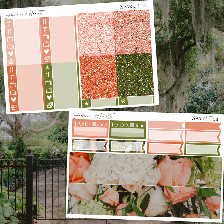 Sweet Tea Weekly Sticker Kit