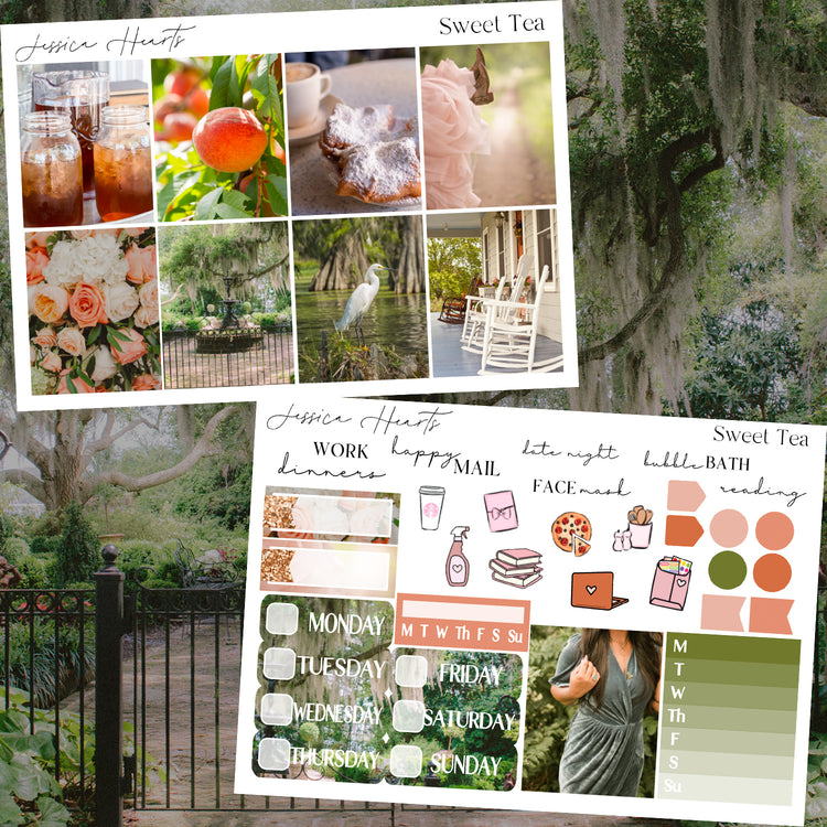 Sweet Tea Weekly Sticker Kit