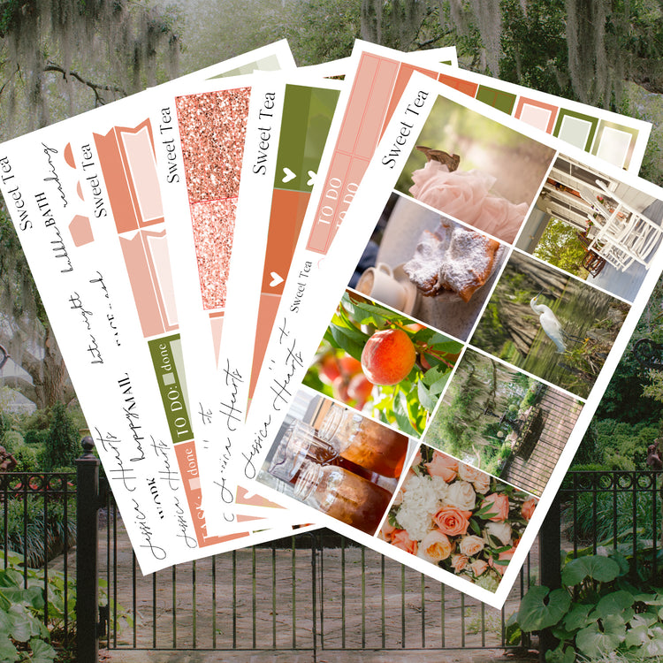 Sweet Tea Weekly Sticker Kit