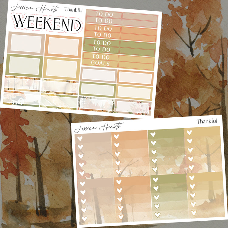 Thankful Weekly Sticker Kit