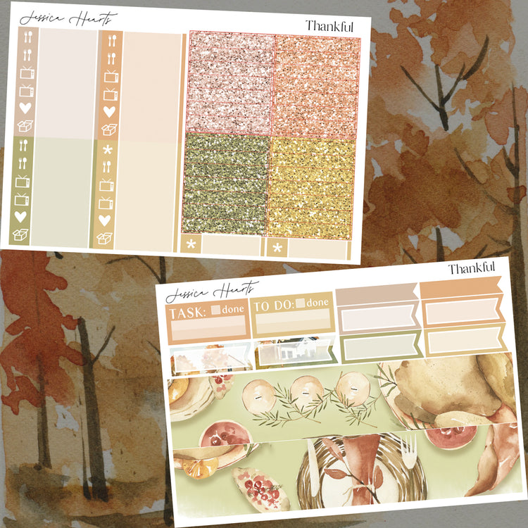 Thankful Weekly Sticker Kit