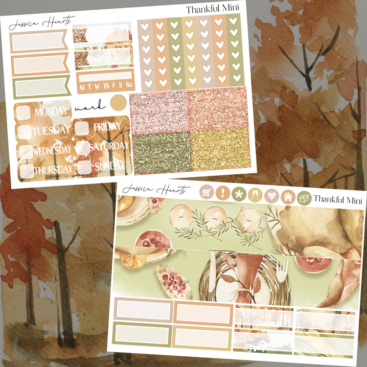 Thankful MINI Sticker Kit