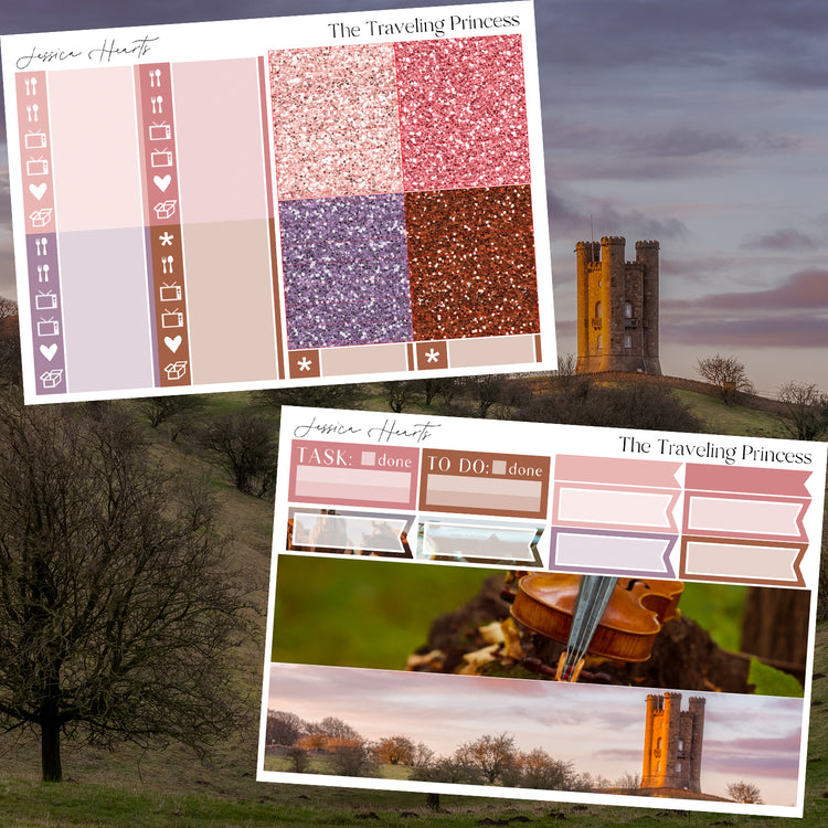 The Traveling Princess Weekly Sticker Kit