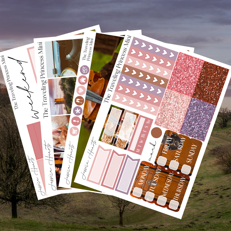 The Traveling Princess MINI Sticker Kit