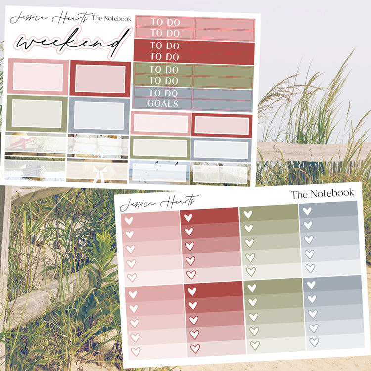 The Notebook Weekly Sticker Kit