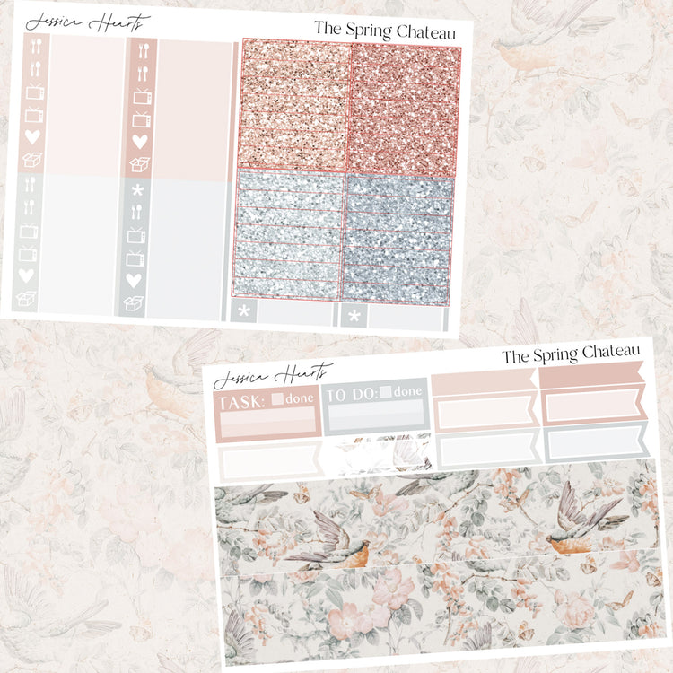 The Spring Chateau Weekly Sticker Kit