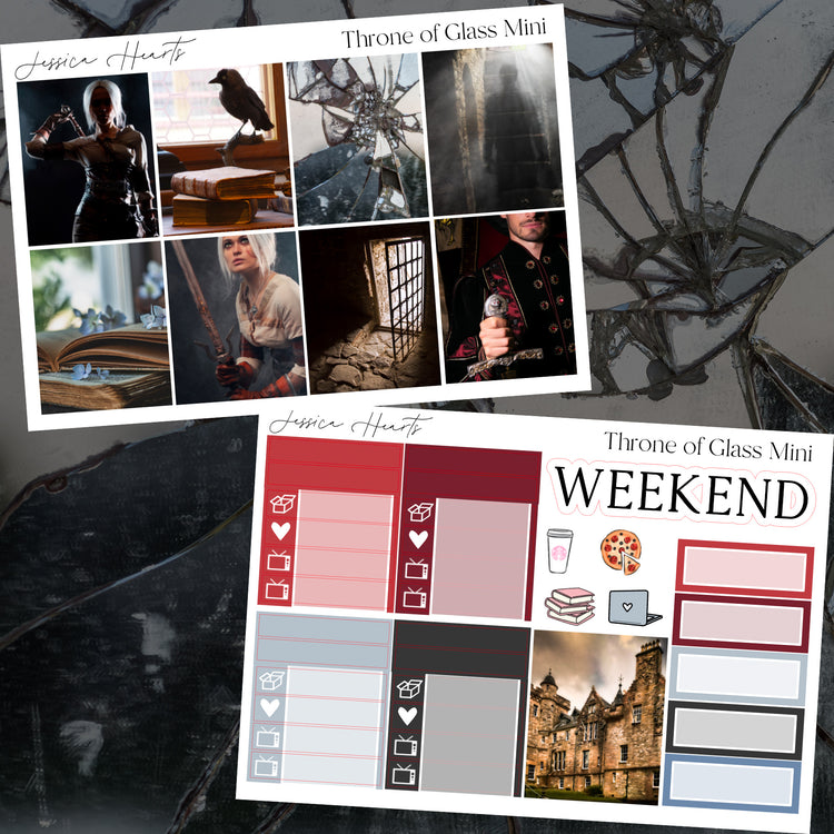 Throne of Glass MINI Sticker Kit