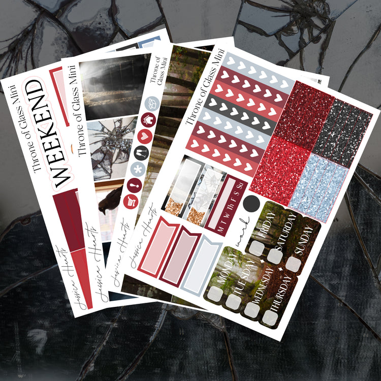 Throne of Glass MINI Sticker Kit
