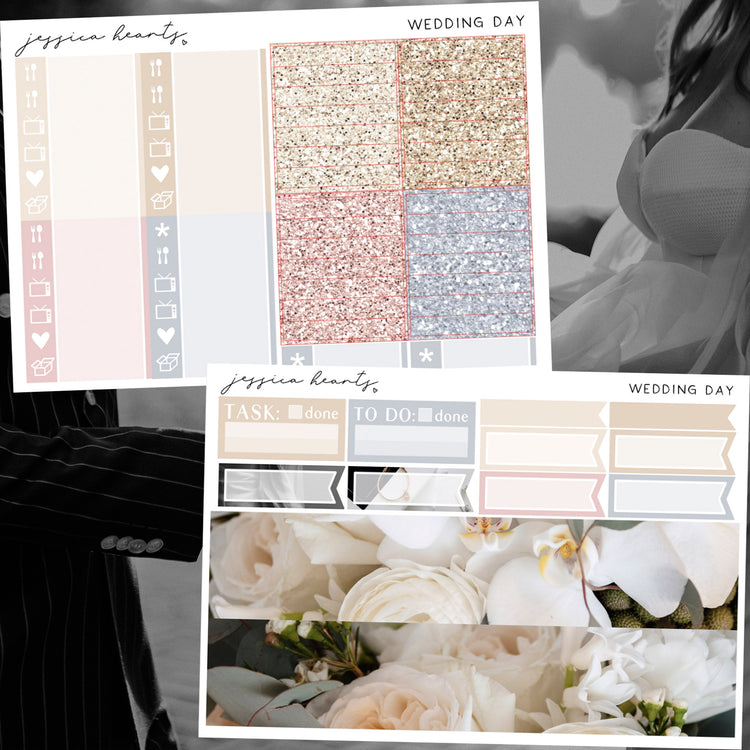 Wedding Day Weekly Sticker Kit