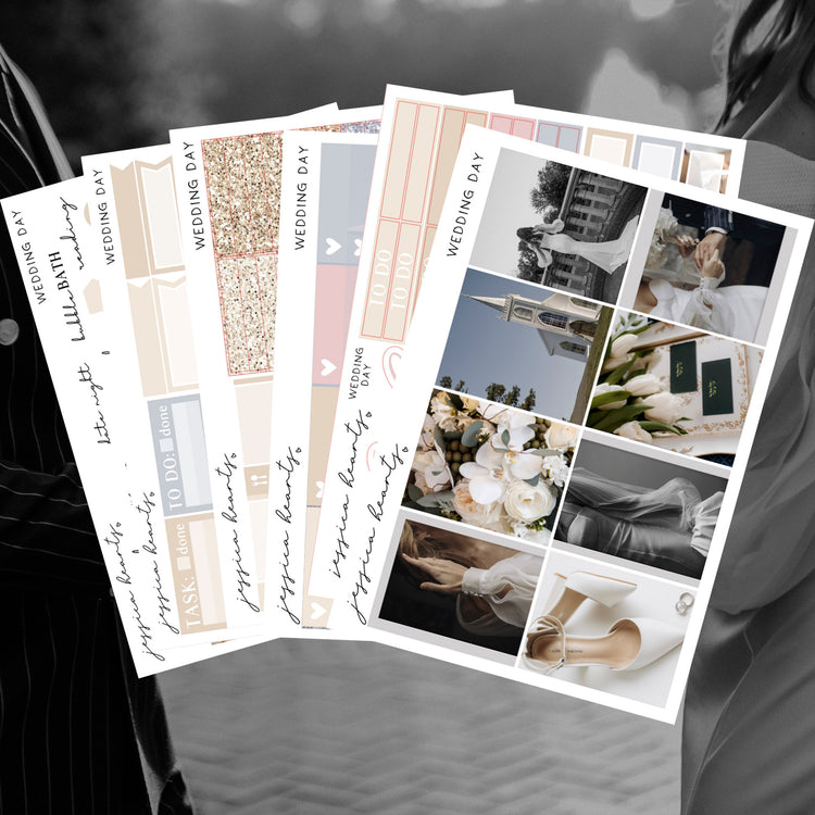 Wedding Day Weekly Sticker Kit