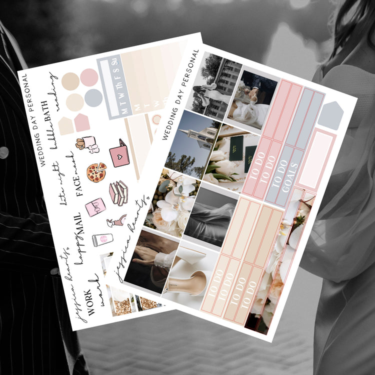 Wedding Day Personal Sticker Kit