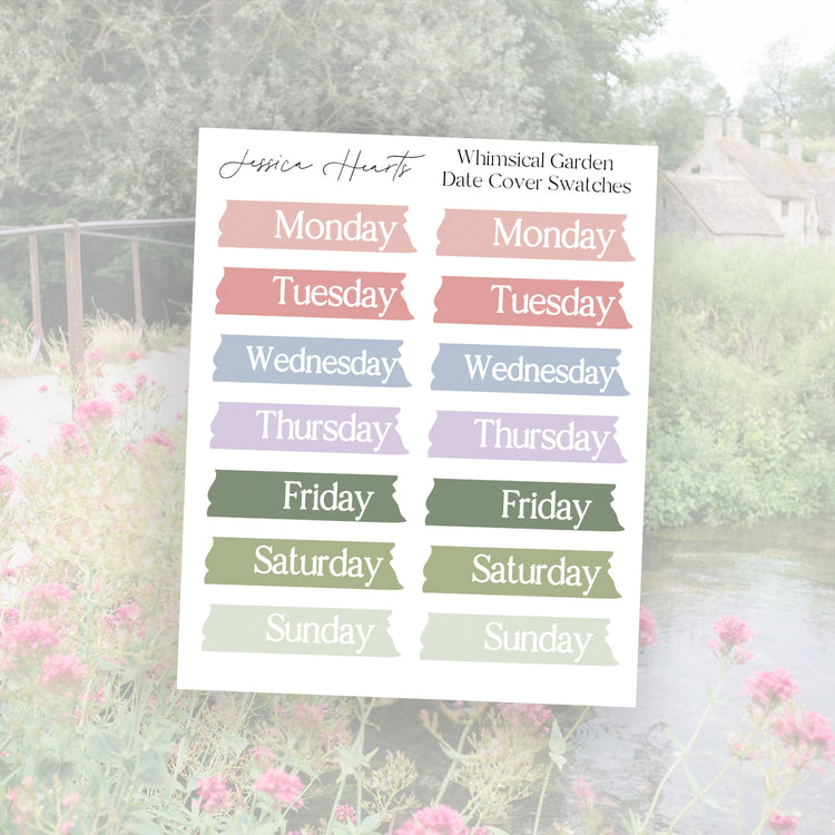 Whimsical Date Cover Swatches