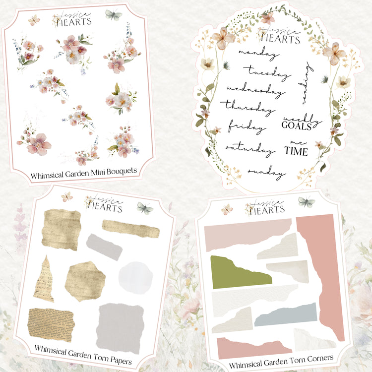 Whimsical Garden Journal Set