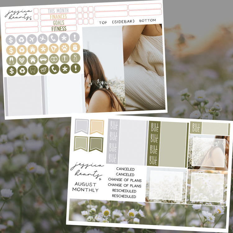 Wildflower Fields August 2022 Monthly Kit