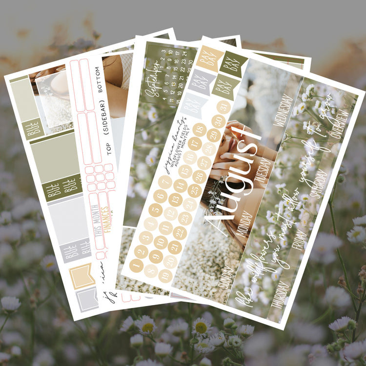 Wildflower Fields August 2022 Monthly Kit