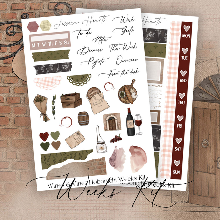 Wines & Vines Hobonichi Weeks Kit