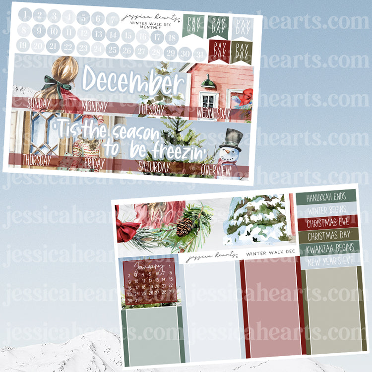 Winter Walk December 2021 Monthly Kit