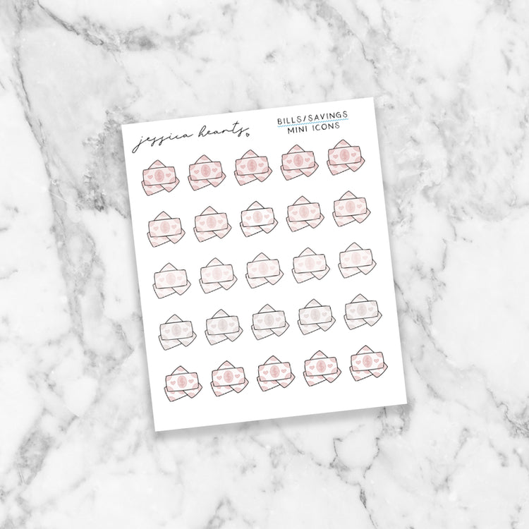 Bills/Savings Mini Icon Sheet