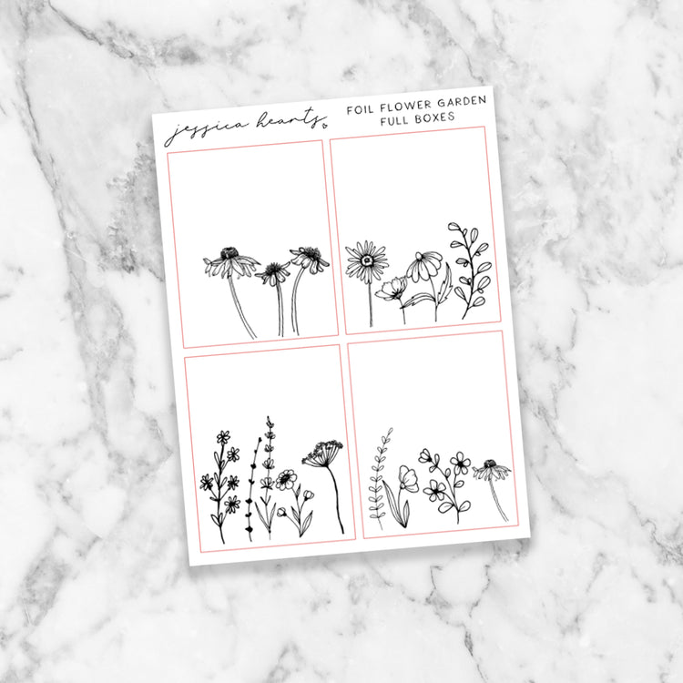 Foil Flower Garden Full Boxes