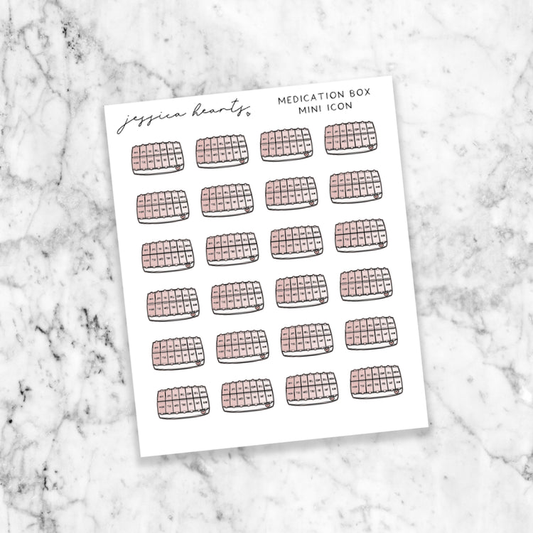 Medication Box Mini Icons
