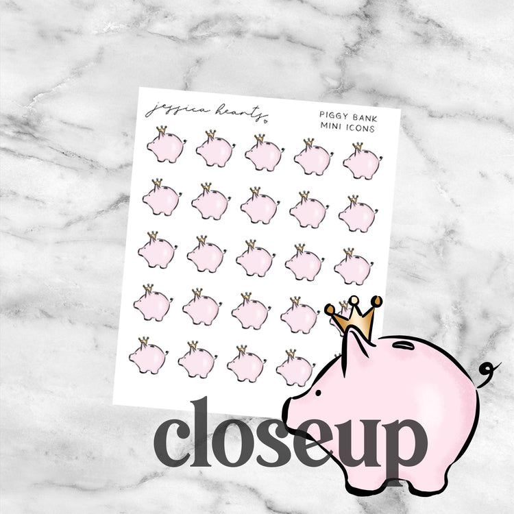 Piggy Bank Mini Icons